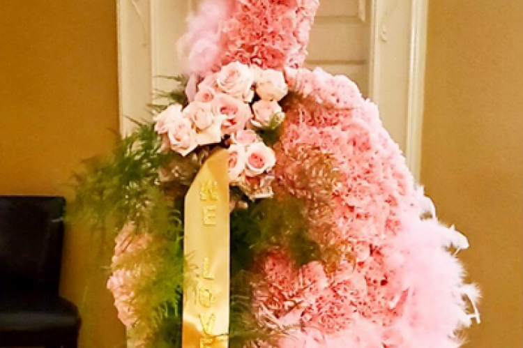 A different way of looking at Sympathy Flowers 